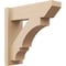 Ekena Millwork 5 1/2-in W x 16-in D x 16-in H Balboa Slat Rough Cedar Woodgrain TimberThane Outlooker, Primed Tan OUTUR055X16X16BOA24RCPR - alternate 1